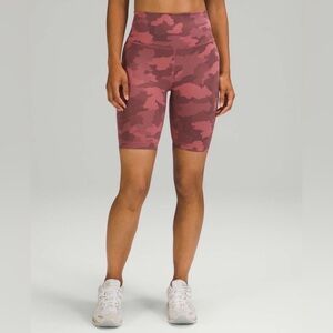 Lululemon Wunder Train High Rise Short 8” Heritage 365 Camo Brier Rose Multi